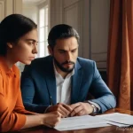 부동산 상속 분쟁과 세금 - **Prompt:** A group of three adult siblings (two women and one man, all modestly dressed in contempo...