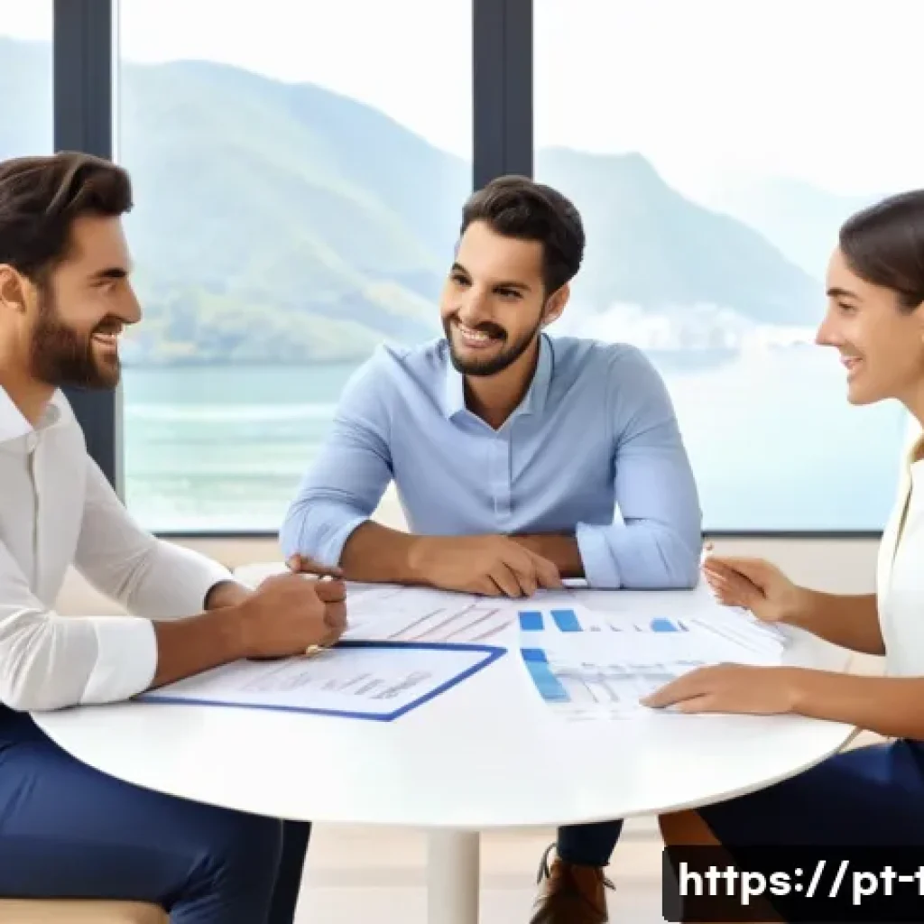 퇴직연금 세제 혜택 - A professional Brazilian financial advisor sitting at a modern desk in a bright office, explaining p...